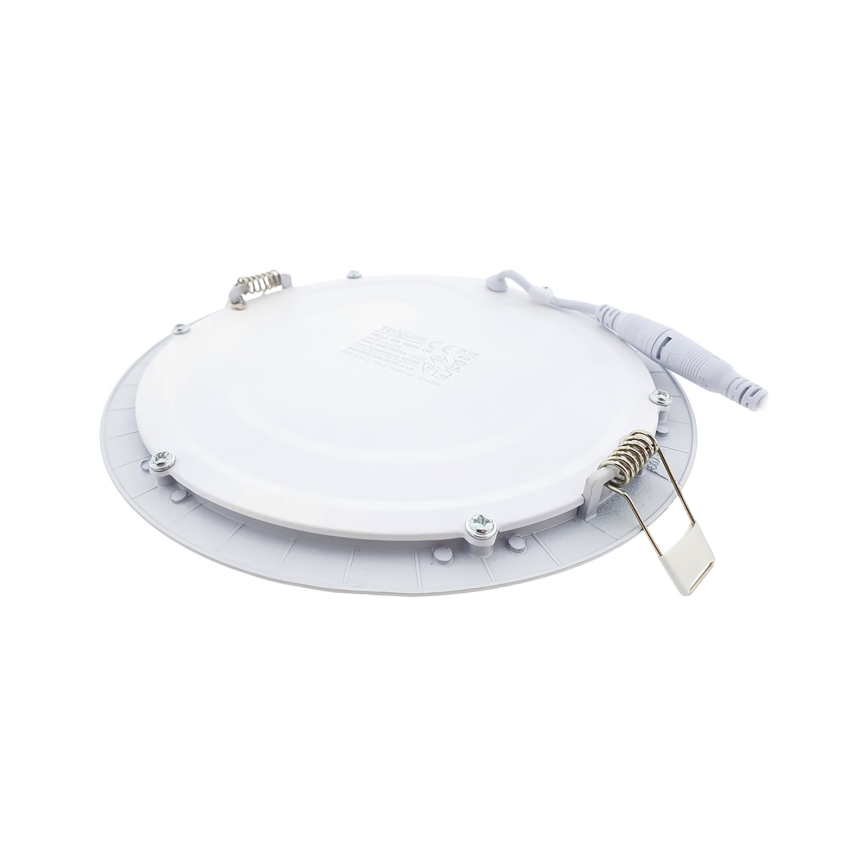 LED Oprawa wpuszczana CIRCLE LED/15W/230V 6500K śr. 18,8 cm biały