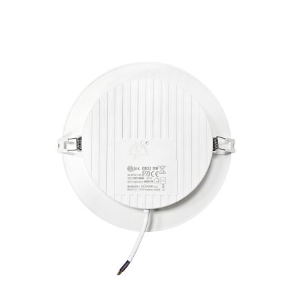 LED Oprawa wpuszczana CIRCLE LED/18W/230V 4000K śr. 22 cm biały