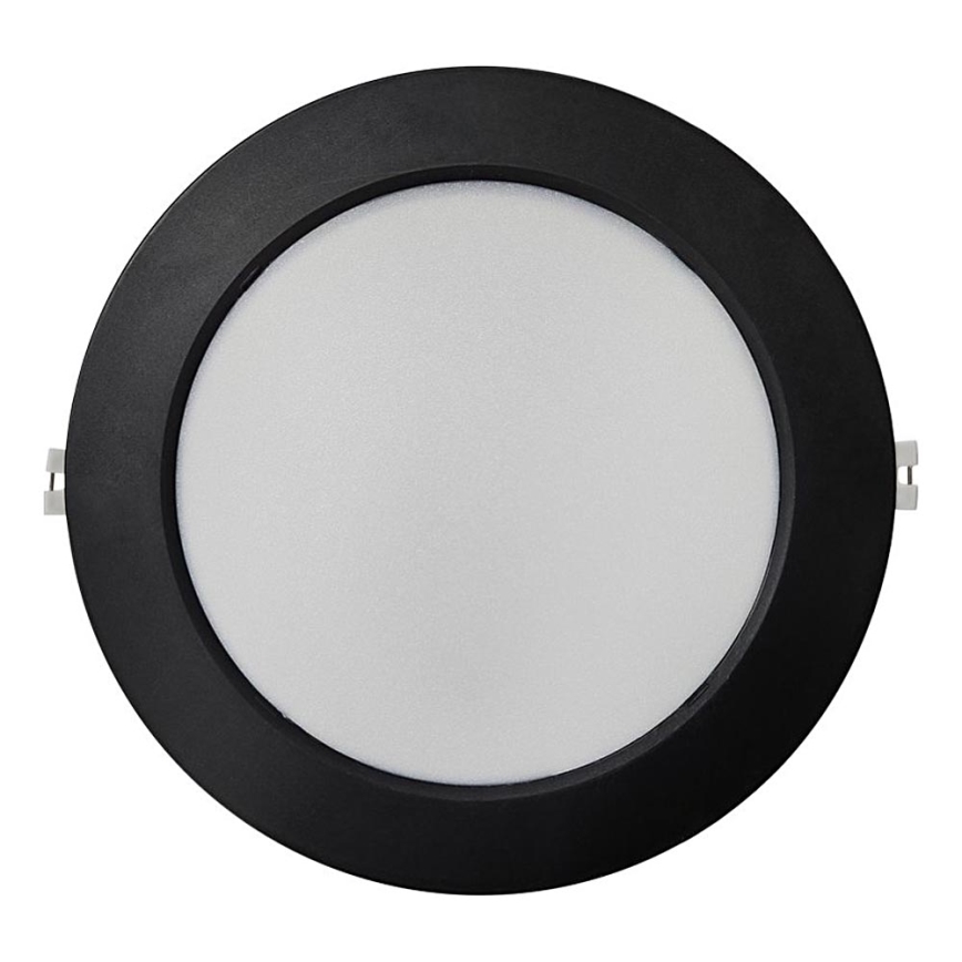 LED Oprawa wpuszczana CIRCLE LED/18W/230V 4000K śr. 22 cm czarny