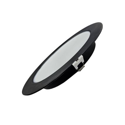 LED Oprawa wpuszczana CIRCLE LED/18W/230V 4000K śr. 22 cm czarny