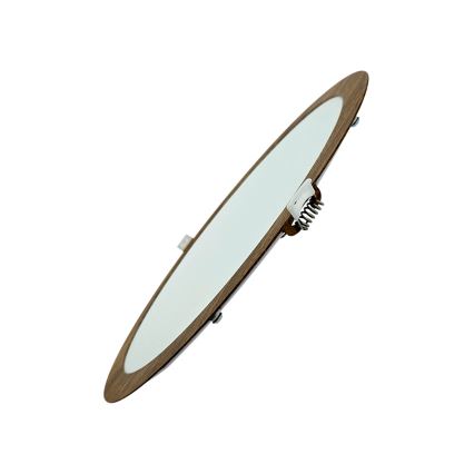 LED Oprawa wpuszczana CIRCLE LED/24W/230V 4200K śr. 29,6 cm brązowy