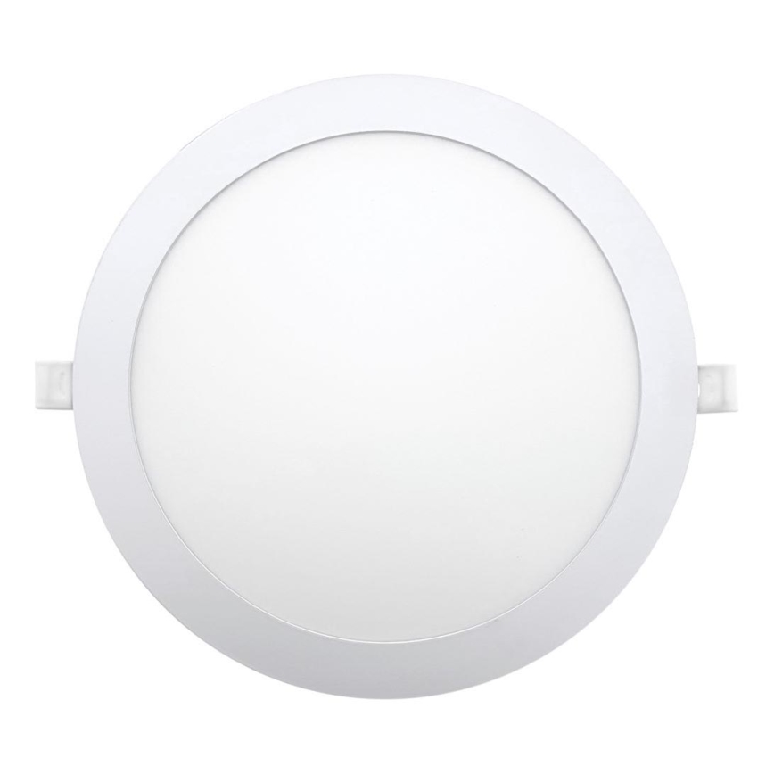 LED Oprawa wpuszczana CIRCLE LED/24W/230V 6500K śr. 30 cm biały