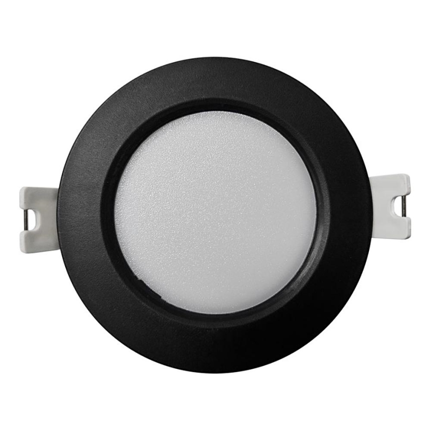 LED Oprawa wpuszczana CIRCLE LED/3W/230V 4000K śr. 9 cm czarny