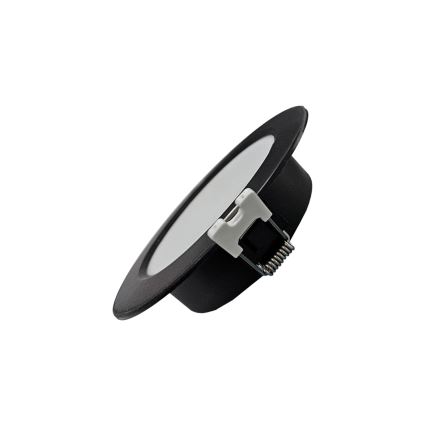 LED Oprawa wpuszczana CIRCLE LED/3W/230V 4000K śr. 9 cm czarny