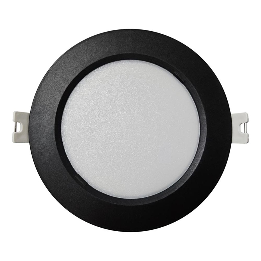LED Oprawa wpuszczana CIRCLE LED/6W/230V 4000K śr. 12 cm czarny