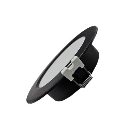 LED Oprawa wpuszczana CIRCLE LED/6W/230V 4000K śr. 12 cm czarny