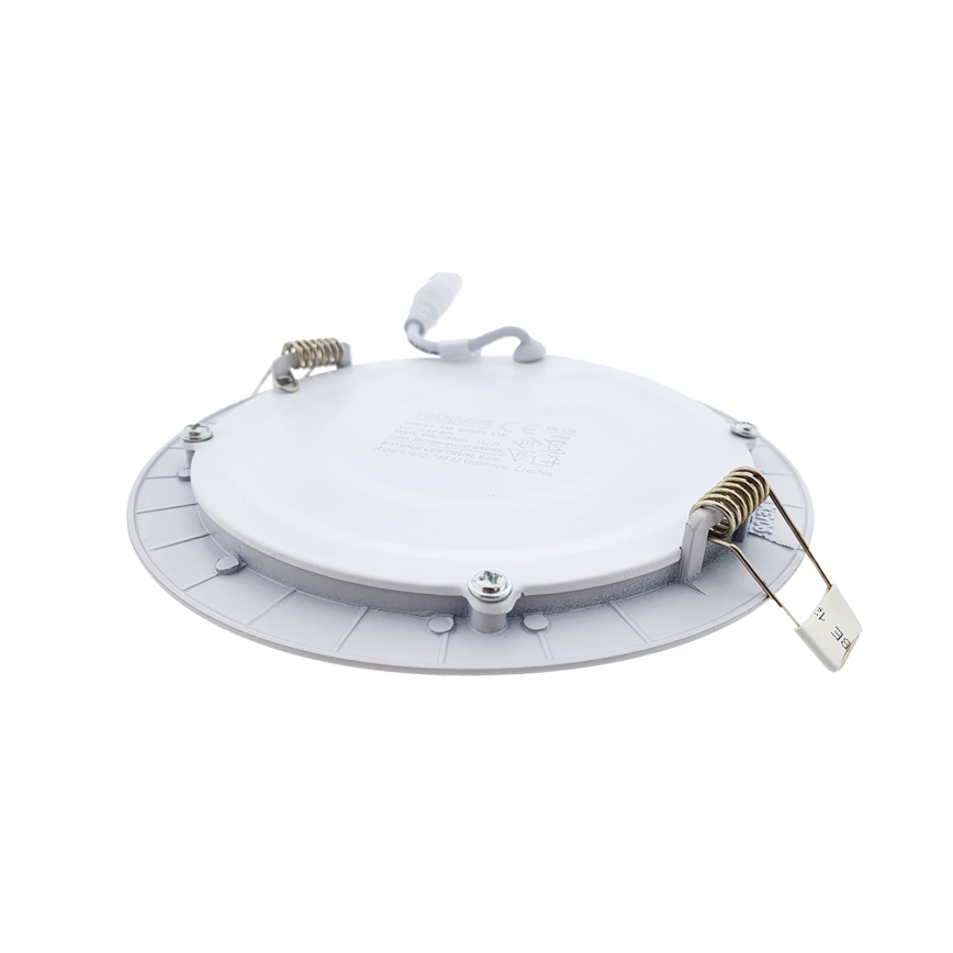 LED Oprawa wpuszczana CIRCLE LED/9W/230V 6500K śr. 14,5 cm biały