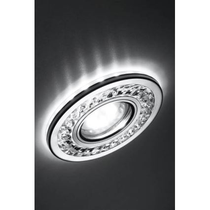 LED Oprawa wpuszczana EYE 1xGU10/50W + LED/3W/230V