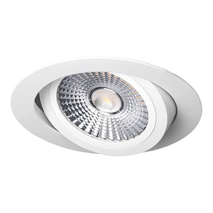 LED Oprawa wpuszczana LED/18W/230V 3000K śr. 11,5 cm biała