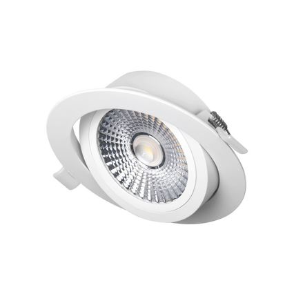 LED Oprawa wpuszczana LED/18W/230V 3000K śr. 11,5 cm biała