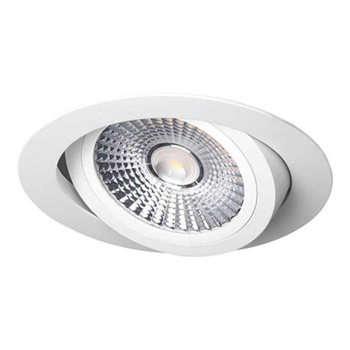 LED Oprawa wpuszczana LED/18W/230V 4000K śr. 11,5 cm biała