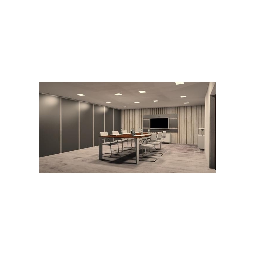 LED Oprawa wpuszczana LED/18W/230V