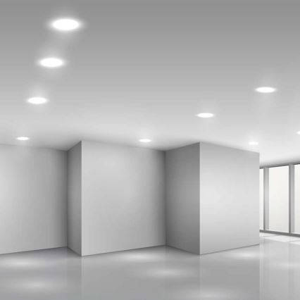 LED Oprawa wpuszczana LED/3W/230V śr. 9,5 cm 3000K biała