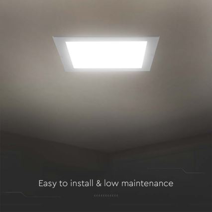 LED Oprawa wpuszczana LED/6W/230V 12x12 cm 4000K biały
