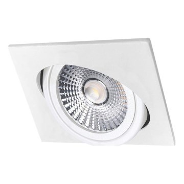 LED Oprawa wpuszczana LED/6W/230V 3000K 8,5x8,5 cm biała