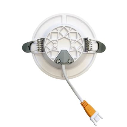 LED Oprawa wpuszczana LED/7,5W/230V 4000K biała/srebrna