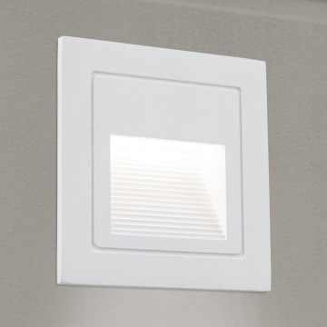 LED Oprawa wpuszczana LORO LED/2W/230V IP65 biały