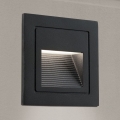LED Oprawa wpuszczana LORO LED/2W/230V IP65 czarny