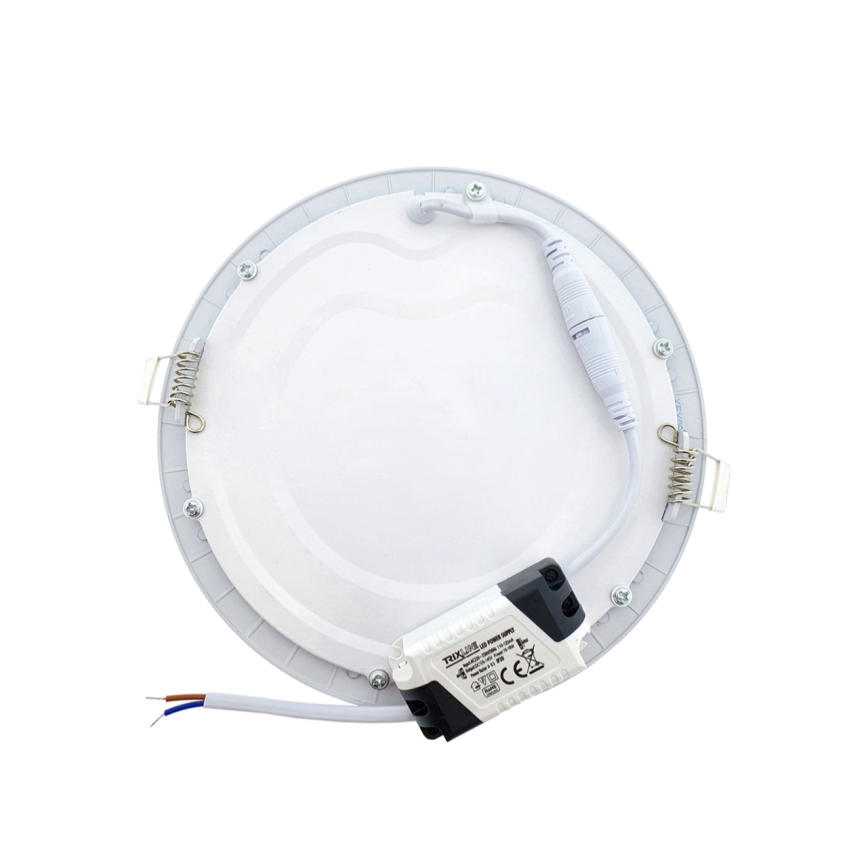 LED Oprawa wpuszczana QTEC LED/12W/230V 6500K śr. 16,7 cm