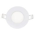 LED Oprawa wpuszczana QTEC LED/3W/230V 2700K śr. 8,3 cm