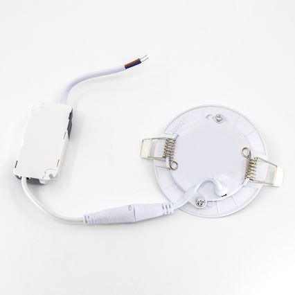 LED Oprawa wpuszczana QTEC LED/3W/230V 4200K śr. 8,3 cm