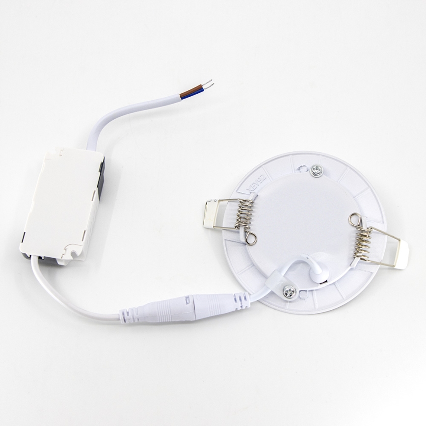 LED Oprawa wpuszczana QTEC LED/3W/230V 4200K śr. 8,3 cm