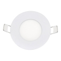LED Oprawa wpuszczana QTEC LED/3W/230V 4200K śr. 8,3 cm