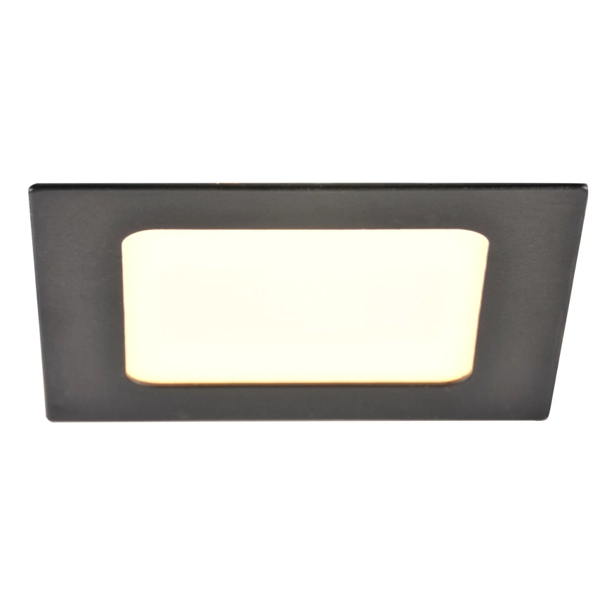 LED Oprawa wpuszczana RIGEL LED/4,8W/230V 4000K 11,8x11,8 cm czarne