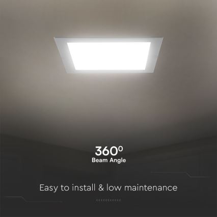 LED Oprawa wpuszczana SAMSUNG CHIP LED/18W/230V 3000K 22x22 cm biała