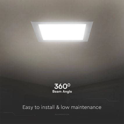 LED Oprawa wpuszczana SAMSUNG CHIP LED/18W/230V 4000K 22x22 cm biała