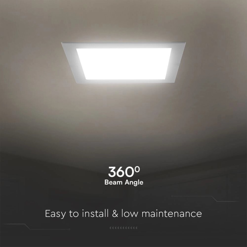 LED Oprawa wpuszczana SAMSUNG CHIP LED/18W/230V 4000K 22x22 cm biała