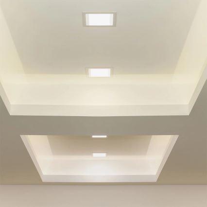 LED Oprawa wpuszczana SAMSUNG CHIP LED/3W/230V 3000K 9x9 cm biała