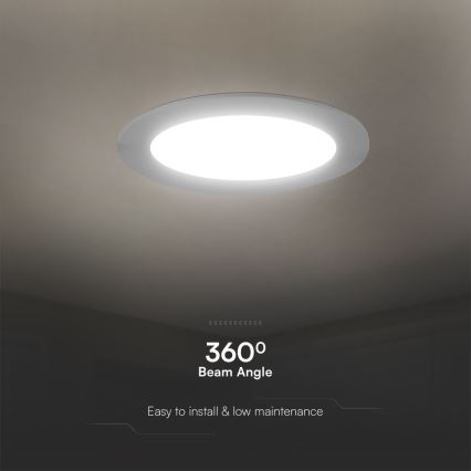 LED Oprawa wpuszczana SAMSUNG CHIP LED/3W/230V 3000K śr. 9,5 cm biała