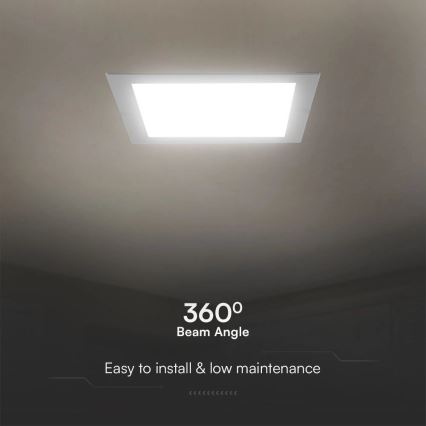 LED Oprawa wpuszczana SAMSUNG CHIP LED/3W/230V 6500K 9x9 cm biała