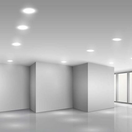 LED Oprawa wpuszczana SAMSUNG CHIP LED/3W/230V 6500K śr. 9,5 cm biała