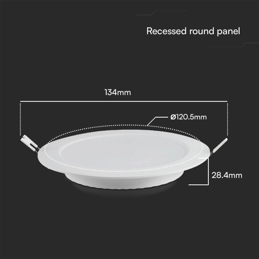 LED Oprawa wpuszczana SAMSUNG CHIP LED/6W/230V 4000K śr. 12 cm biała