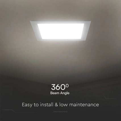 LED Oprawa wpuszczana SAMSUNG CHIP LED/6W/230V 6500K 12x12 cm biała