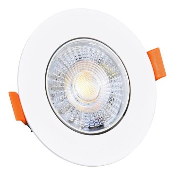 LED Oprawa wpuszczana ściemnialna ZITA LED/3/5/7W/230V 3000/4000/6000K śr. 9 cm biały