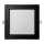 LED Oprawa wpuszczana SQUARE LED/12W/230V 4000K 17x17 cm czarny