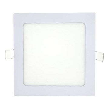 LED Oprawa wpuszczana SQUARE LED/12W/230V 4200K 16,8x16,8 cm biały