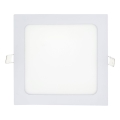 LED Oprawa wpuszczana SQUARE LED/15W/230V 4200K 18,8x18,8 cm biały