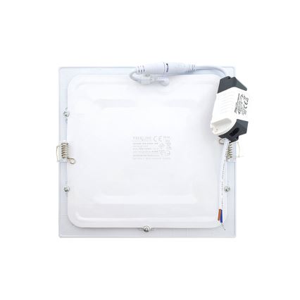 LED Oprawa wpuszczana SQUARE LED/15W/230V 4200K 18,8x18,8 cm biały