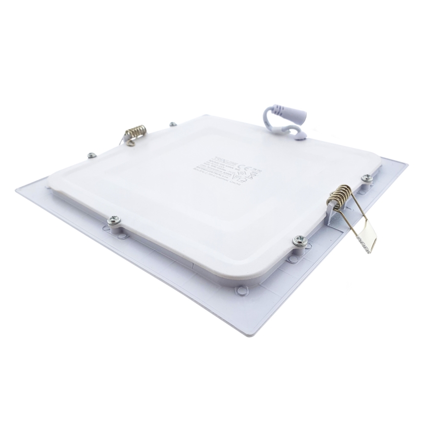 LED Oprawa wpuszczana SQUARE LED/15W/230V 4200K 18,8x18,8 cm biały