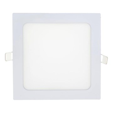 LED Oprawa wpuszczana SQUARE LED/15W/230V 6500K 18,8x18,8 cm biały