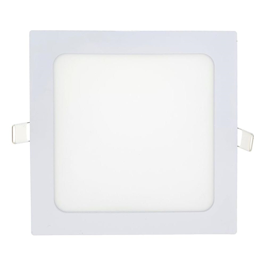 LED Oprawa wpuszczana SQUARE LED/15W/230V 6500K 18,8x18,8 cm biały