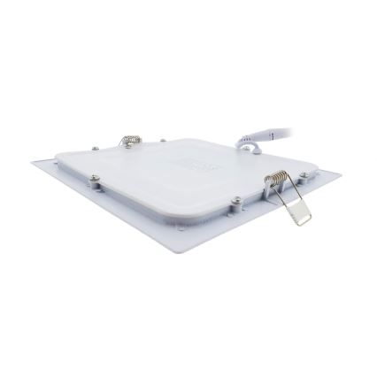 LED Oprawa wpuszczana SQUARE LED/15W/230V 6500K 18,8x18,8 cm biały