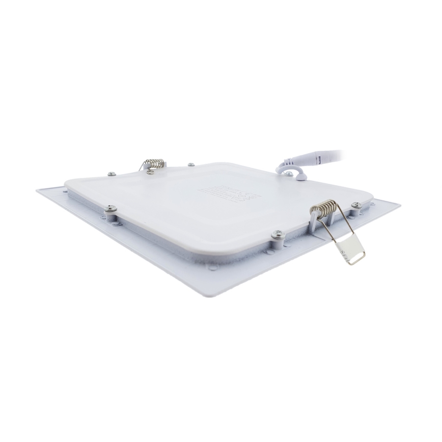 LED Oprawa wpuszczana SQUARE LED/15W/230V 6500K 18,8x18,8 cm biały