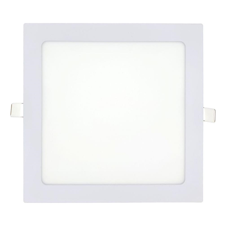 LED Oprawa wpuszczana SQUARE LED/18W/230V 2700K 22x22 cm biały
