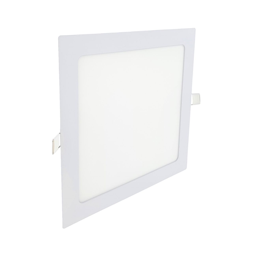 LED Oprawa wpuszczana SQUARE LED/18W/230V 2700K 22x22 cm biały