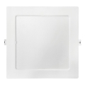 LED Oprawa wpuszczana SQUARE LED/18W/230V 4000K 22x22 cm biały